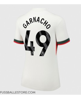 Günstige Chelsea Alejandro Garnacho #49 Auswärtstrikot Damen 2025-26 Kurzarm
